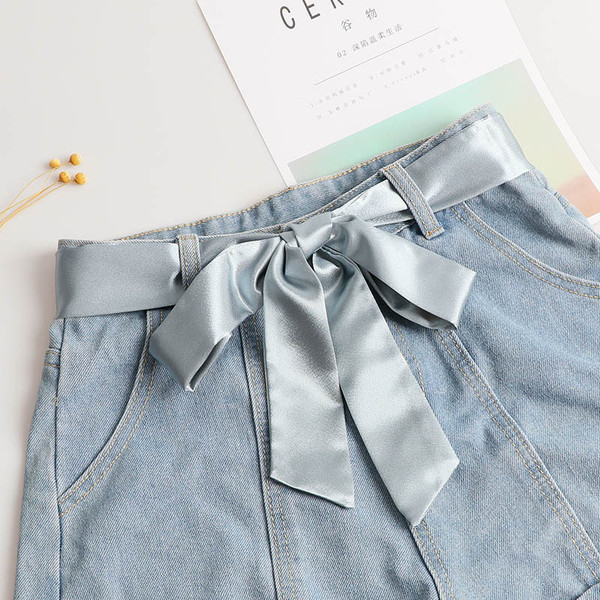 Fashion Solid Color Extra Long Wide Ribbon Belt With Skirt Decoration Q119-CJYD1198432