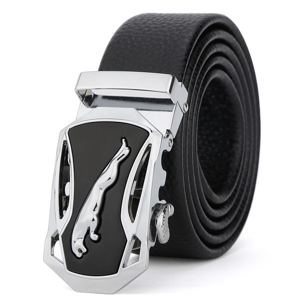 Men's leather business soft leather automatic buckle belt leather Q119-CJNSFJPD00059