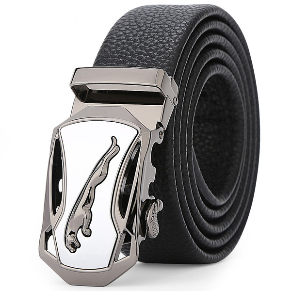 Men's leather business soft leather automatic buckle belt leather Q119-CJNSFJPD00059