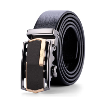 Men's leather business soft leather automatic buckle belt leather Q119-CJNSFJPD00059