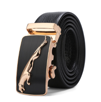 Men's leather business soft leather automatic buckle belt leather Q119-CJNSFJPD00059