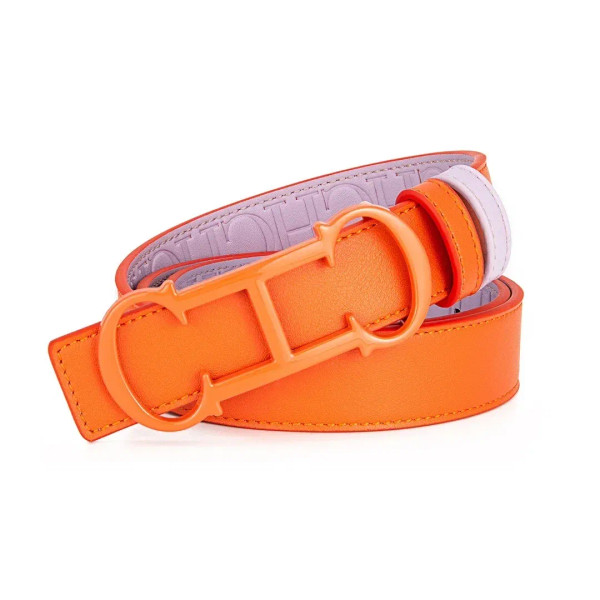 Color: Green, Belt Length: 75cm - CILMI HARVILL CHHC New Women's Belt Solid Color Matching Gift Box F640-12000039152971602