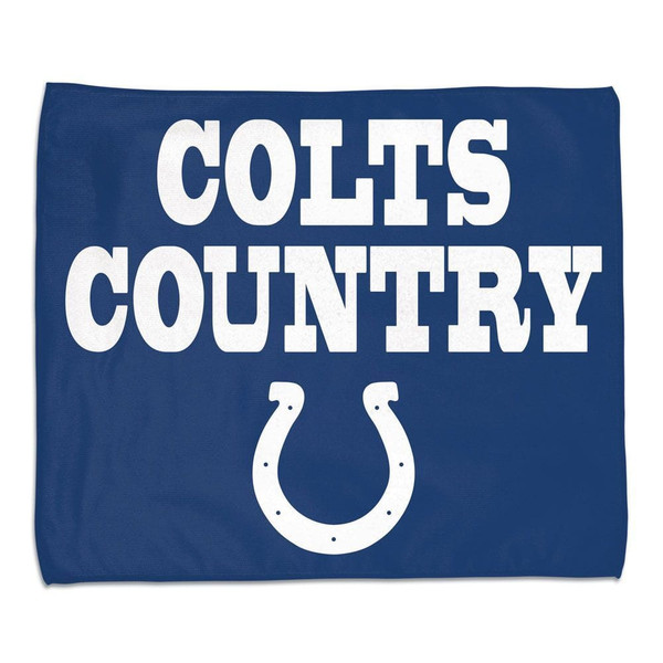 Indianapolis Colts Towel 15x18 Rally Style Full Color Z157-9960626043