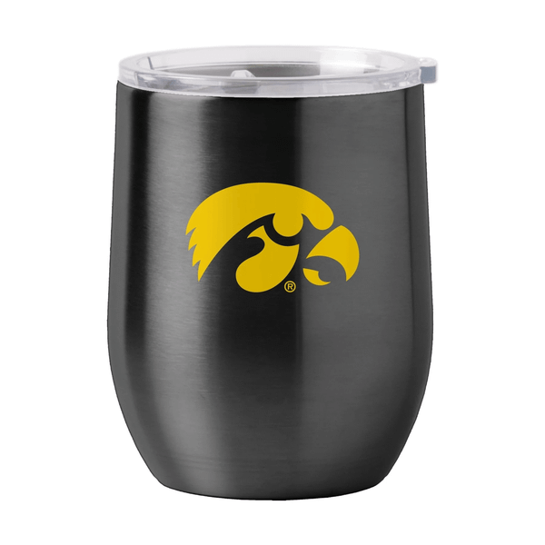 Iowa Hawkeyes Travel Tumbler 16oz Stainless Steel Curved Z157-629366656