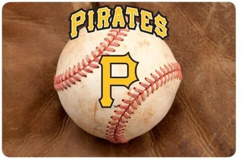 Pittsburgh Pirates Pet Bowl Mat Classic Baseball Size Large CO Z157-4421406421