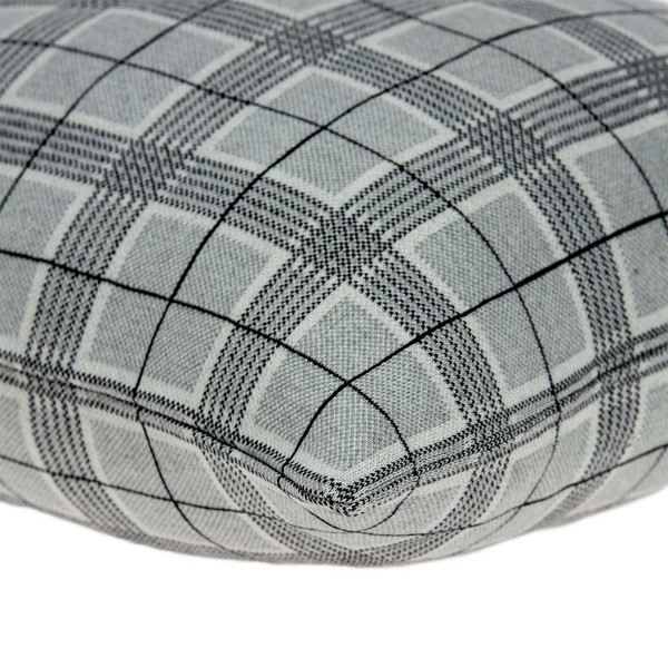 20" X 7" X 20" Transitional Gray Accent Pillow Cover With Poly Insert N270-334058