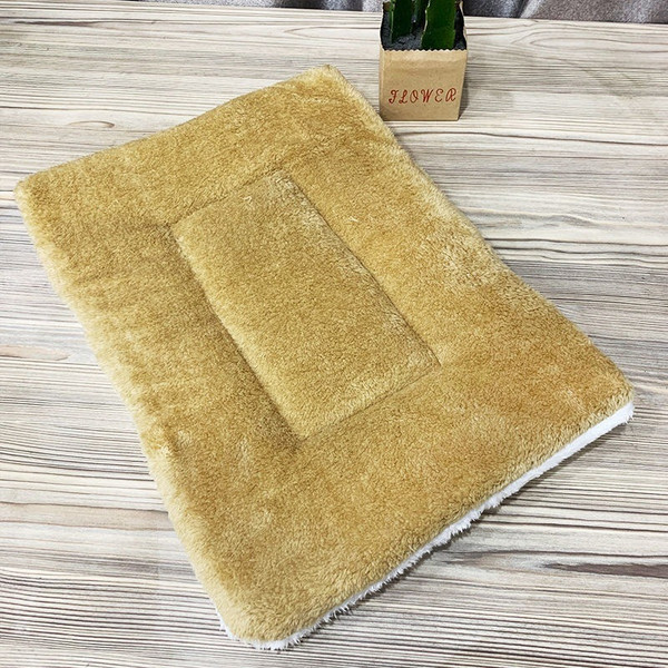 Color: Yellow, Size: 3XL - Pet Mattress, Blanket, Dog Quilt, Cat Litter, Sleeping Pad Q119-CJGY104602020TG