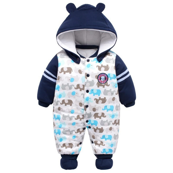 Color: 14 stytle, Size: 6m - The baby thickens the onesie Q119-CJWJYEYE03811-14 stytle-6m