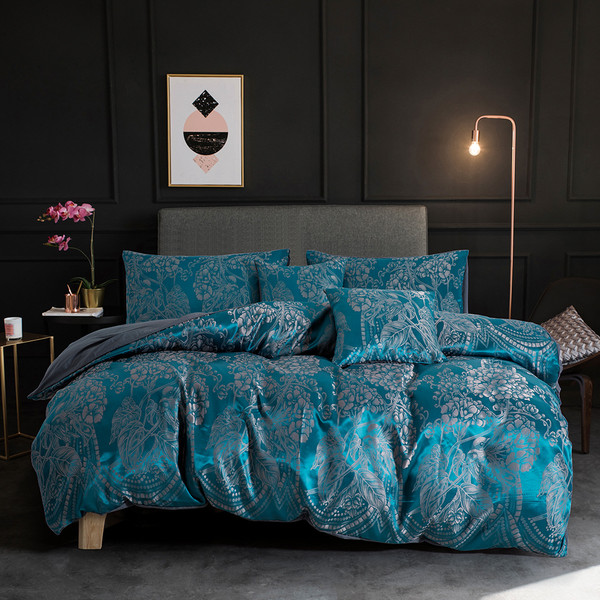 Color: 2 Style, Style: DE 200X200CM - Jacquard three-piece suit Q119-CJJJJFCS00867-2 Style-DE 200X200CM