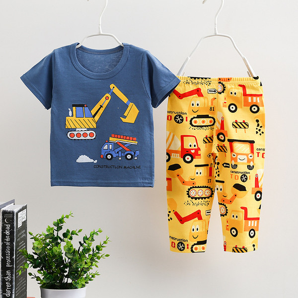 Color: 15style, Size: 80CM - Thin Home Service Suit Short Sleeve Trousers Combination Q119-CJWJYEYE05096-15style-80CM