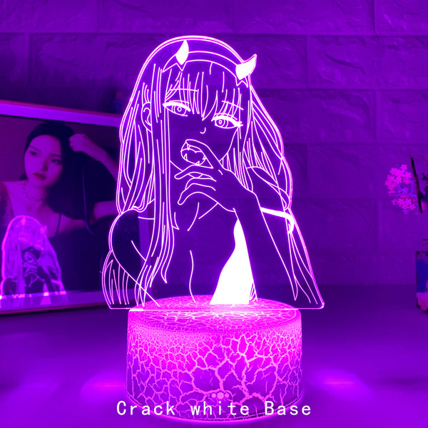 Color: Crack, style: Remote control - Two-dimensional Sakurajima Mai 3D Night Light Bunny Girl Remo Q119-CJSN111607104DW