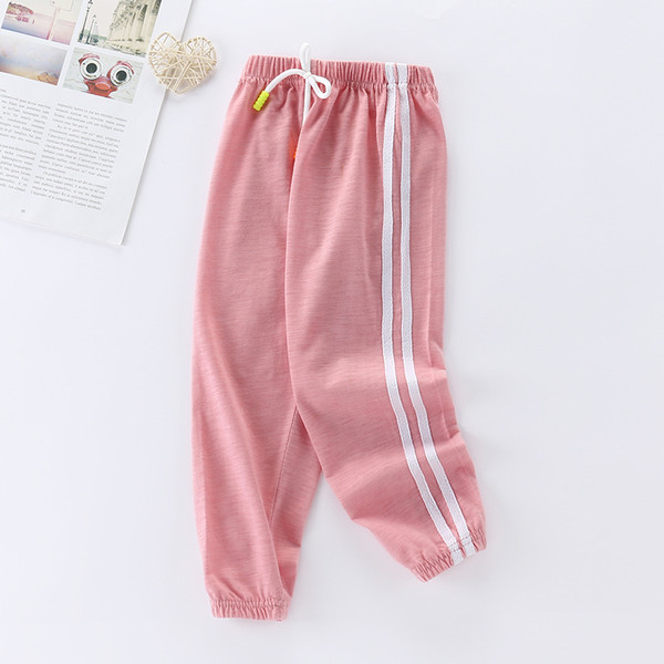 Color: Pink, Size: 130cm - Anti-mosquito bloomers for children Q119-CJWJYEYE03004-Pink-130cm