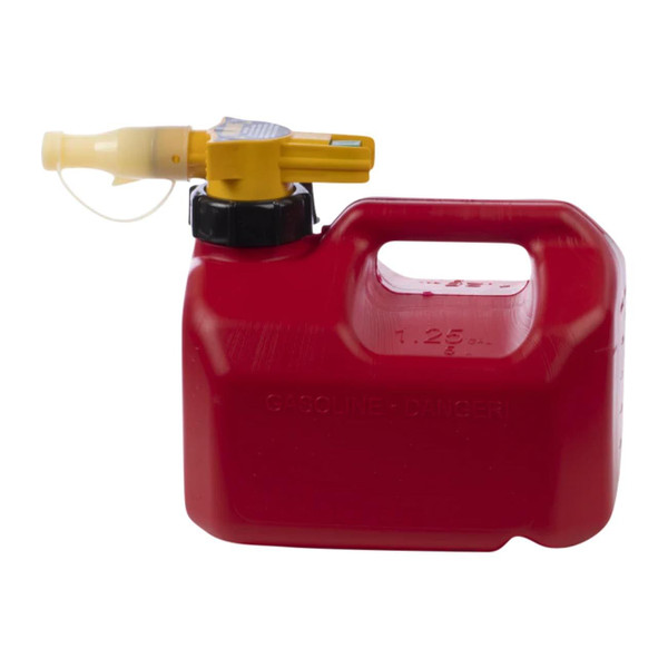 No-Spill 1.25-Gallon Gas Can Red with ViewStripe Stripe M119-1415