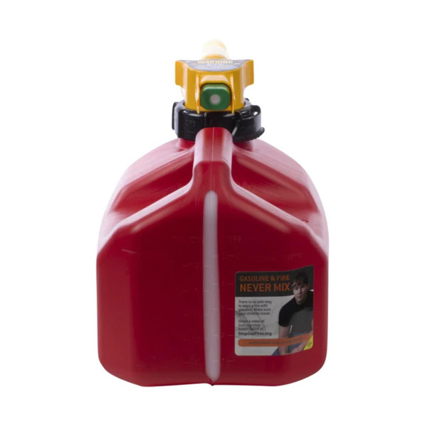 No-Spill 1.25-Gallon Gas Can Red with ViewStripe Stripe M119-1415