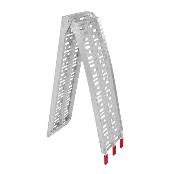 Aluminum 7.5' Folding Loading Ramp Lawnmower ATV Truck Motorcycle Ramp Bike T575-S0671274287