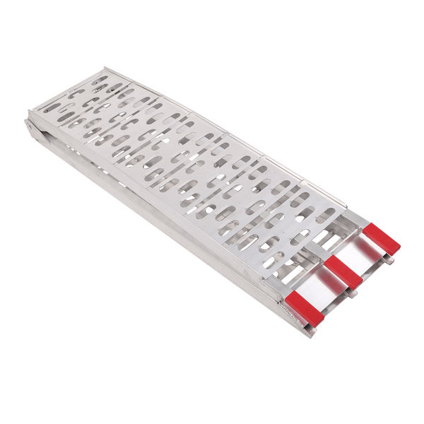 Aluminum 7.5' Folding Loading Ramp Lawnmower ATV Truck Motorcycle Ramp Bike T575-S0671274287