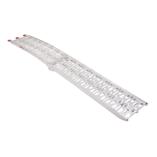 Aluminum 7.5' Folding Loading Ramp Lawnmower ATV Truck Motorcycle Ramp Bike T575-S0671274287