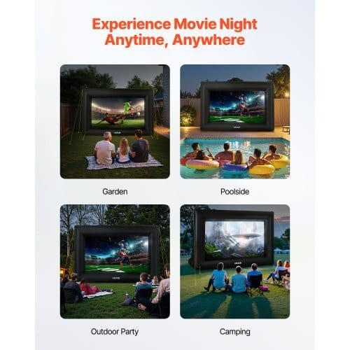 14FT Inflatable Projector Screen, Inflatable Movie Screen Outdoor with 120W Air Blower Projector Sc E415-XCQSTYPMPJS1IEYCK001V1