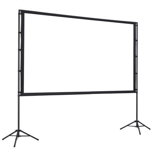 Projector Screen with Stand, 100 Inch 160?° Wide Angle Indoor Outdoor Projection Screen, 16:9 4K HD E415-ZJSTYPMEKLJZTWA9Y001V0
