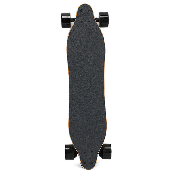 US Dual Hub Motors Electric Skateboard Strong Endurance Battery Electric Longboard with 2 Tail Ligh K484-POU_09YM3OLI_US
