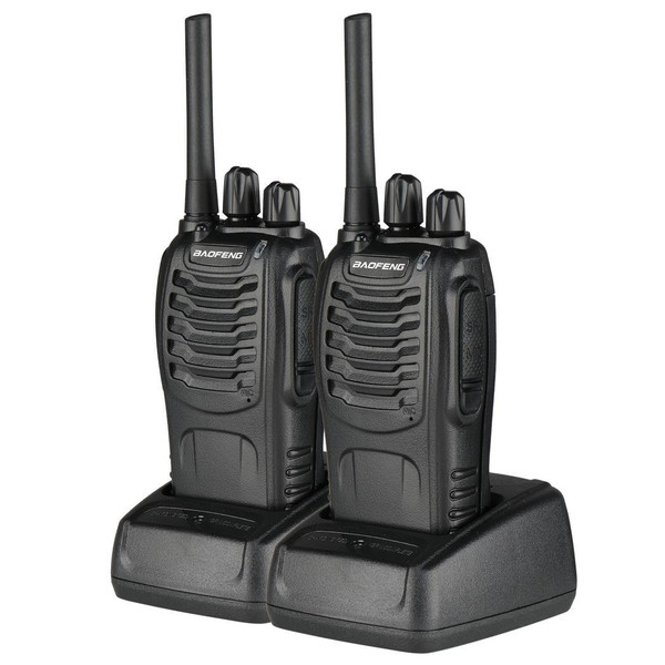 BF-88A 5W FRS Frequency Handheld Walkie Talkie Black (2pcs/Pair) T575-S0671295218