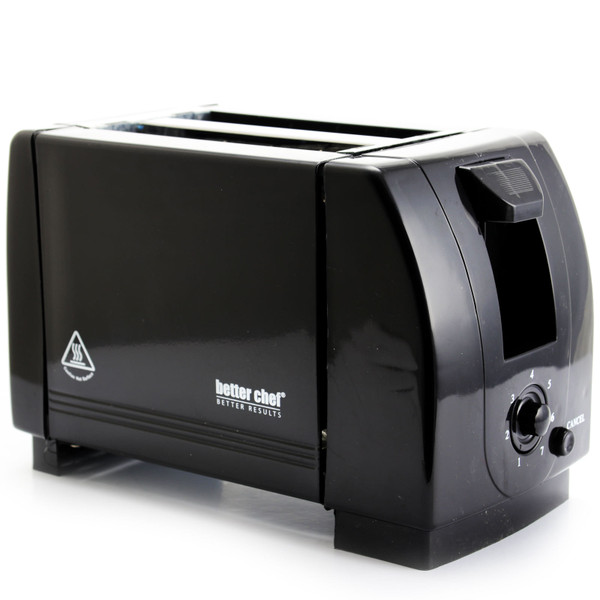 Better Chef 2-Slice Black Toaster D970-IM-209B