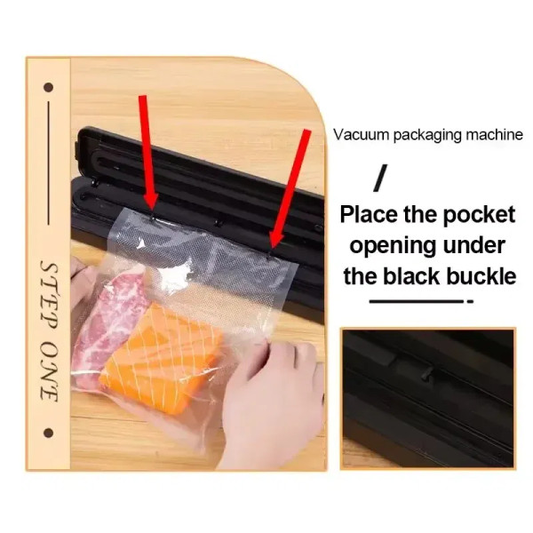 2025 Vacuum Sealant Packaging Machine Food Vacuum Sealant Small Portable Household Fruit And Vegeta F640-3256808771567607