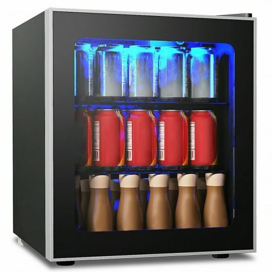 60 Can Beverage Mini  Refrigerator with Glass Door B593-EP23231