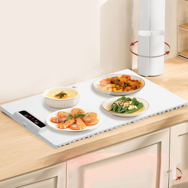Electric Warming Tray with Adjustable Temperature Foldable Fast Heating Electric Warming Hot Plate  K484-FQZHE_YS22JG14L