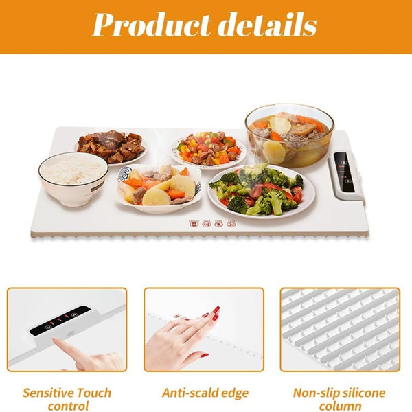 Electric Warming Tray with Adjustable Temperature Foldable Fast Heating Electric Warming Hot Plate  K484-FQZHE_YS22JG14L
