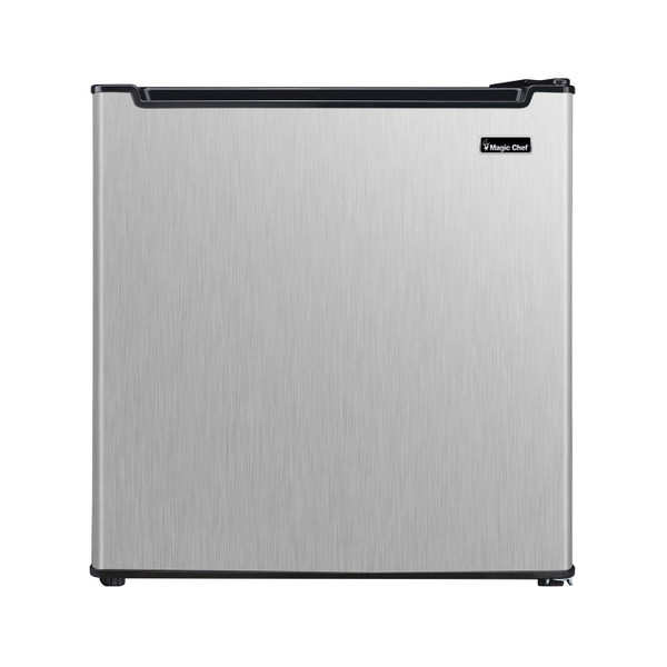 Magic Chef MCAR170STE 1.7-Cu.-Ft. 90-Watt Stainless Steel Mini Refrigerator R810-MCPMCAR170STE