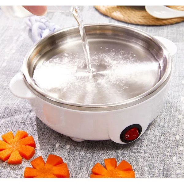 Color: Yellow - Mini multi-functional double-layer steamed corn egg steamer and egg cooker is a bre F640-12000044610971689