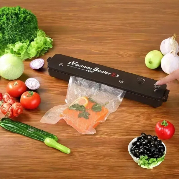 Color: Gold - Automatic packaging machine food vacuum sealing machine portable household vacuum foo F640-12000044317230917