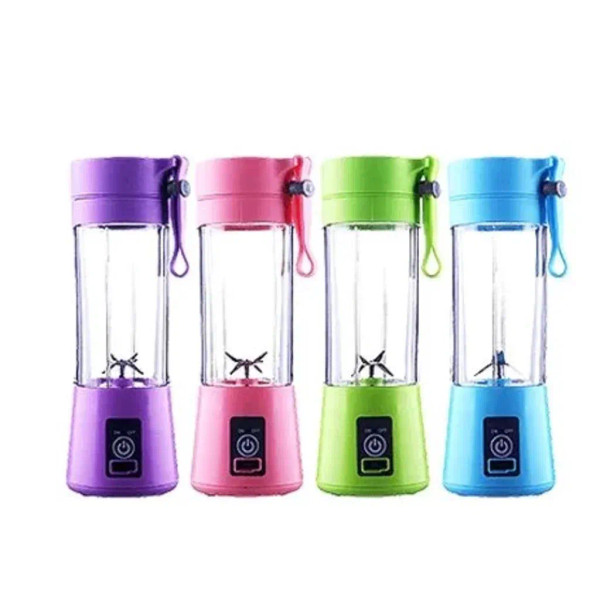 Color: green - Portable Mini Blender for Shakes and Smoothies Rechargeable USB 380ML Traveling Frui F640-12000043420204546