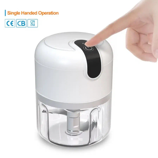 250ml Rechargeable Kitchen Portable Electric Garlic Vegetable Chopper Mini Food Processor Food Blen F640-3256807692109094