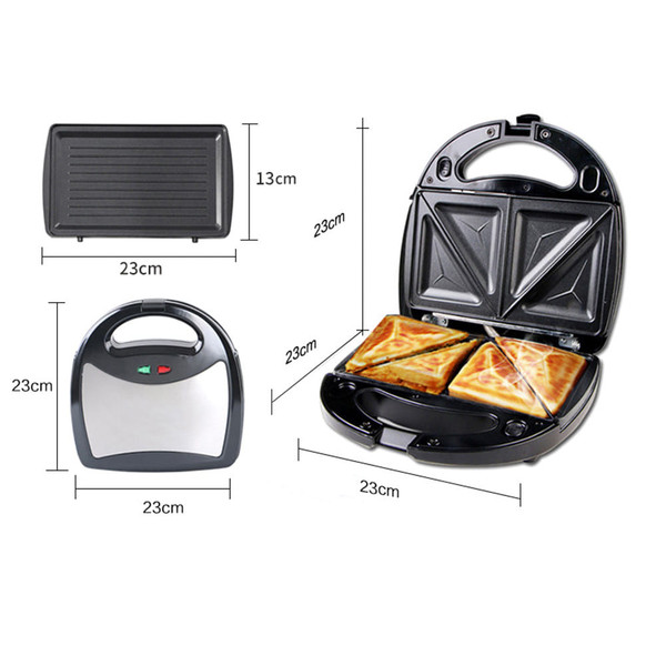 3-in-1 Household Waffle Maker Quick Heating Non-stick Coating Sandwich Maker with Removable Plates  K484-FQZHE_3ISFBC51