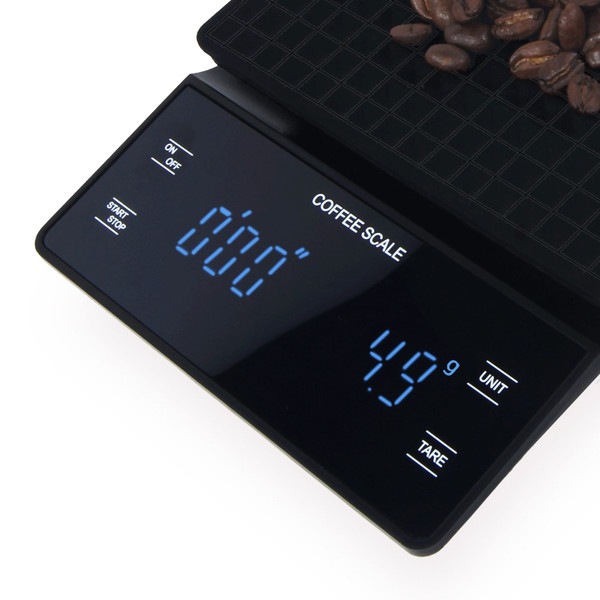 0.1g Digital Coffee Scale with Timer Electronic Scales Food Balance Measuring Weight Kitchen Coffee K484-PHO_0OVOIDHN