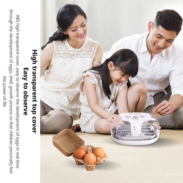 16 Egg Incubator with Automatic Egg Turning, Chicken Egg Incubator with Temperature Control and Aut K484-FQZIN_W4ADCHAZ