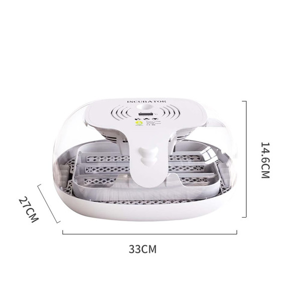16 Egg Incubator with Automatic Egg Turning, Chicken Egg Incubator with Temperature Control and Aut K484-FQZIN_W4ADCHAZ