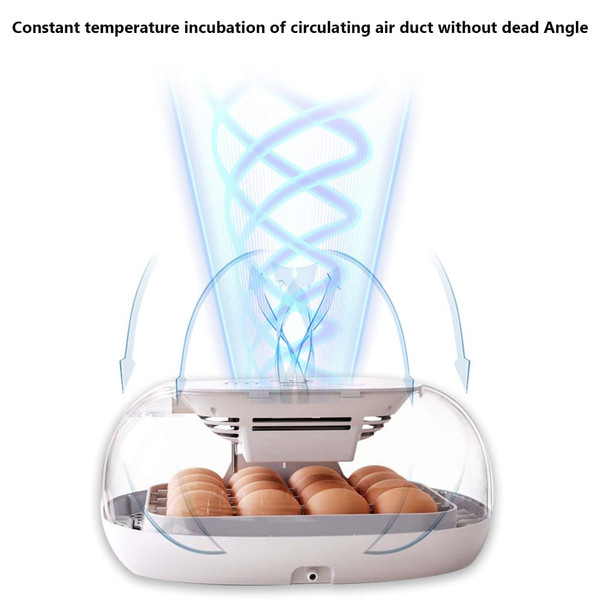16 Egg Incubator with Automatic Egg Turning, Chicken Egg Incubator with Temperature Control and Aut K484-FQZIN_W4ADCHAZ