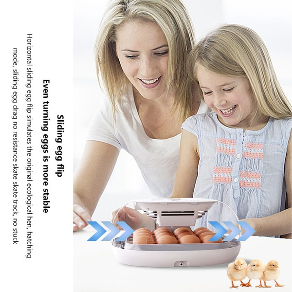 16 Egg Incubator with Automatic Egg Turning, Chicken Egg Incubator with Temperature Control and Aut K484-FQZIN_W4ADCHAZ