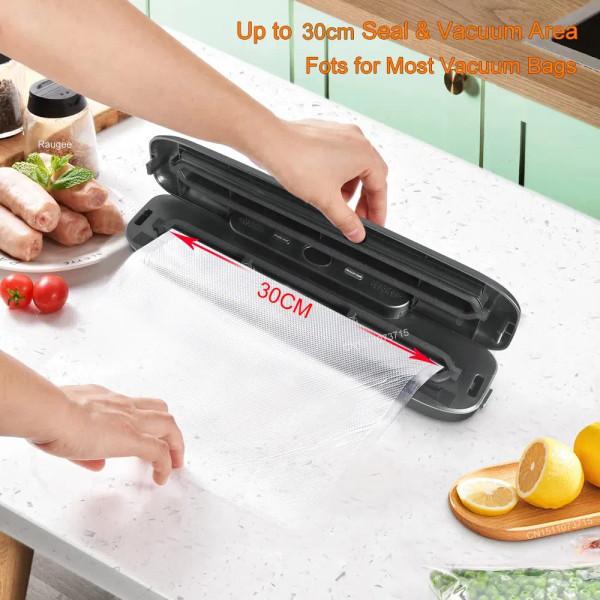 Color: Red, Plug Type: EU Plug - Vacuum Sealer Packaging Machine for Food Electric Vacuum Sealer Ki F640-12000039162498581