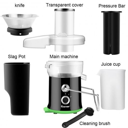 2 Speed Wide Mouth Fruit and Vegetable Centrifugal Electric Juicer B593-EP23783US