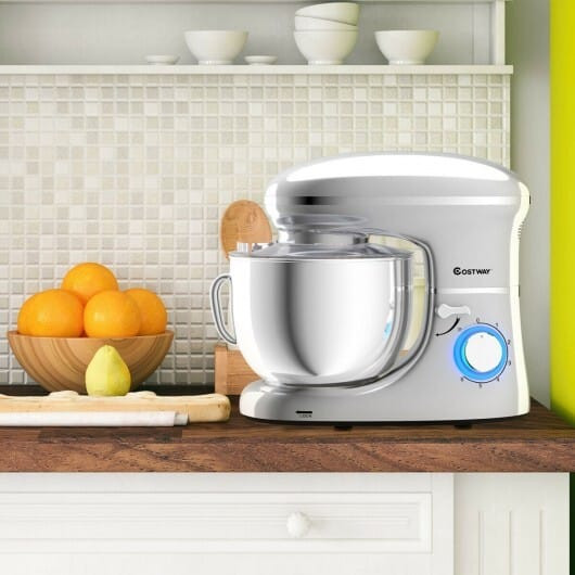 6.3 Qt 6 Speed 660W  Tilt-Head Food Stand Mixer-Black B593-EP24664