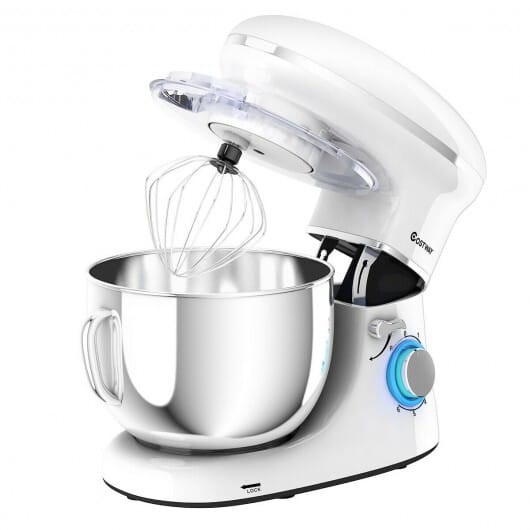 6.3 Qt 6 Speed 660W  Tilt-Head Food Stand Mixer-Black B593-EP24664