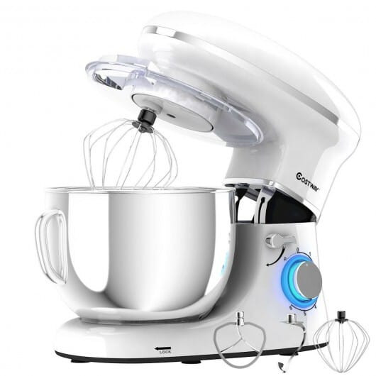 6.3 Qt 6 Speed 660W  Tilt-Head Food Stand Mixer-Black B593-EP24664