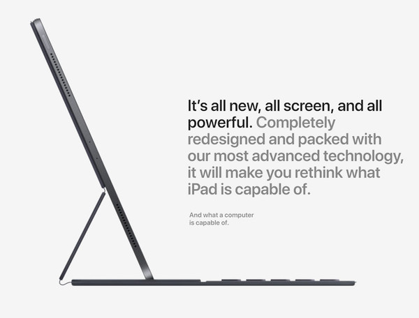 Original Apple iPad Pro 11inch ( WLAN + A12X chip / Face ID / Retina screen ) Super Slim IOS Tablet K484-PCO_007LQXIY