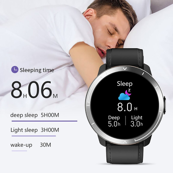 ZEBLAZE M18plus Business Smart Watches Heart Rate Breathing Blood Oxygen Monitoring Multi-sport Bra K484-PEL_0MNX6K3M