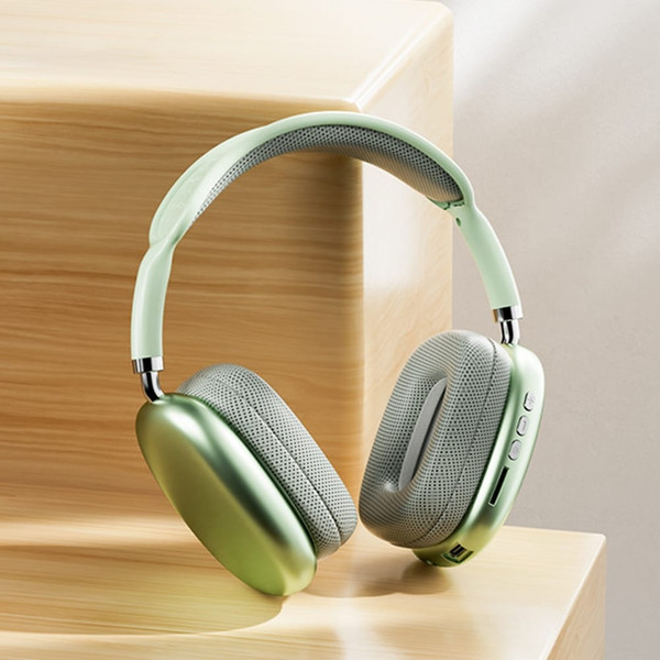 P9promax Bluetooth Headphones Over Ear Wireless Headphones With Microphone Lightweight Headset blue K484-PEL_0QOJN6EE