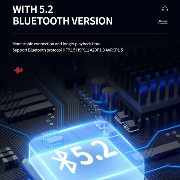 A28 Wireless Headset With Noise Canceling Microphone Stereo HiFi Folding Headphones For Game Office K484-PEL_0QPUN9EW